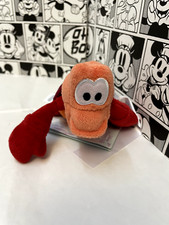 SEBASTIAN -LA SIRENETTA- PELOUCHES  DA SPALLA CON CALAMITA ORIGINALE DISNEY