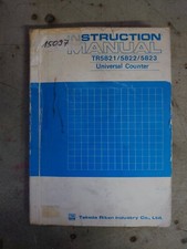 Advantest TR5821/5822/5823 Instruction Manual With schematics