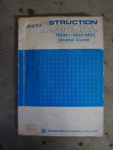 Advantest tr5821 5822 5823 - advantest, tr5821/5822/5823