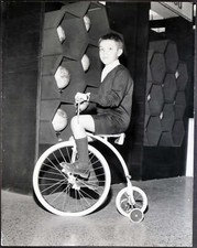 Foto vintage Fiera di Milano Triciclo 1967 Ft 2089 - Stampa 21x27 cm