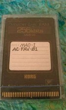 Korg card ram - korg, caricata