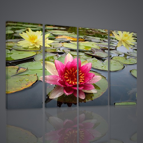 Quadri moderni flower water - quadri,