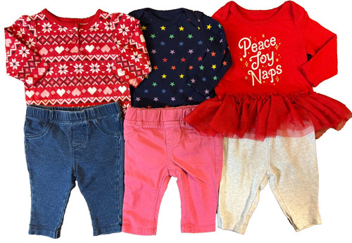Lotto vestiti bambina mesi - vestiti,