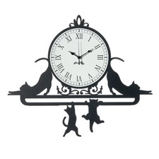 Arti e Mestieri, Cattitude, Orologio Parete 62cm, Acciaio