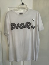T-shirt Dior bianca logo ape