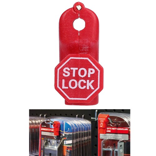 Blocco rosso antitaccheggio - blocco,