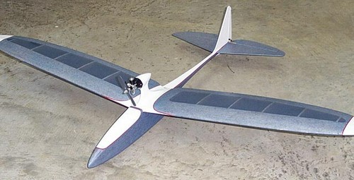 Baby boomer powered glider - glider, 40"