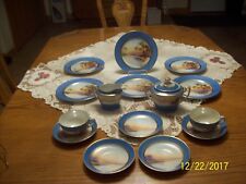 Scena acqua cigno porcellana