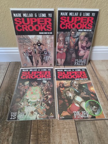 Fumetto super crooks icon - super,