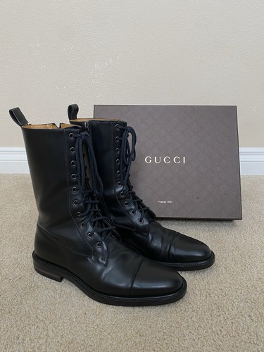 Stivali stringati gucci uomo - stivali,