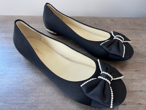 Scarpe basse chanel - chanel, raso