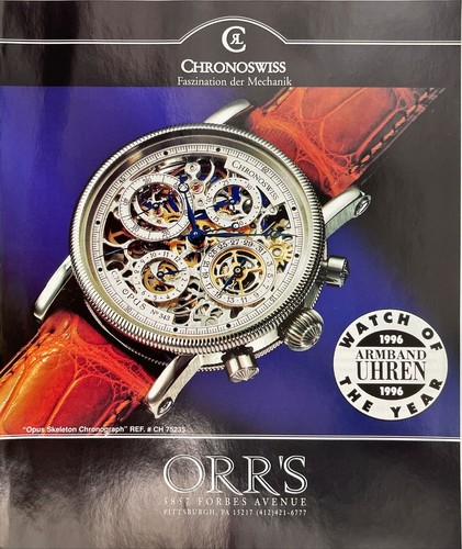 Orr opus skeleton - opus, cronografo