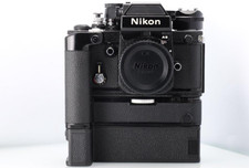 Nikon F2 AS Black +MD-3+MD-2 Repaint Matt in Very Good Condition Without Box