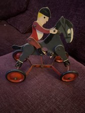 Cavallo in legno arte popolare