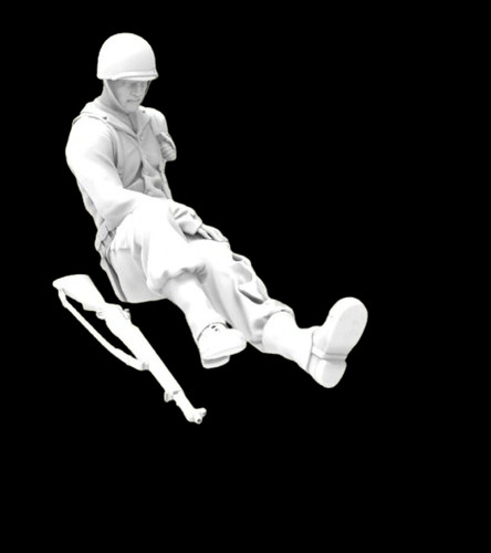 Wwii wounded soldier - wwii,