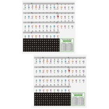  2 Fogli Tasti Pianoforte