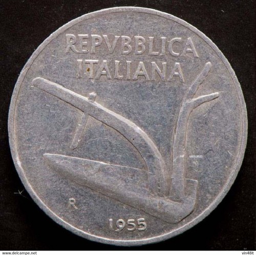 1955 italia moneta - ,