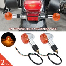 2x Chrome Motorcycle Turn