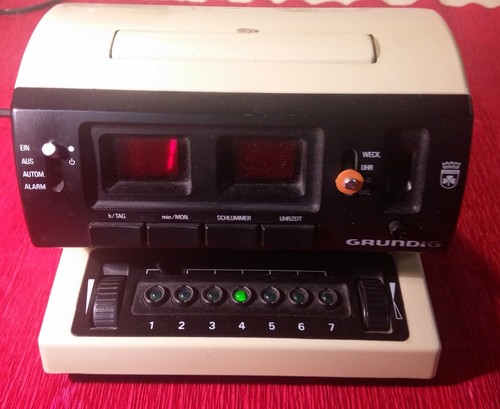 Radio sveglia vintage 1977 - radio-sveglia,
