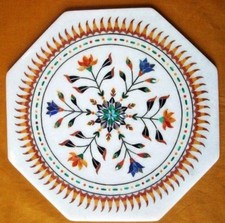 Piano In Marmo 16" Con Inlay