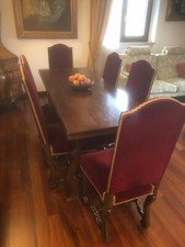 Tavolo fratino in noce antico 