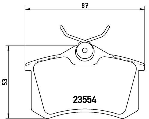 Brembo p68024 kit pastiglie - p68024,