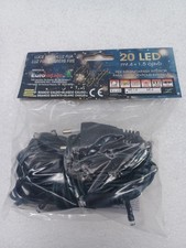 SERIE 20 LED PER PRESEPE LUCE FISSA CALDA CAVO VERDE