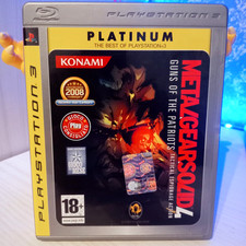 PS3 METAL GEAR SOLID  GUNS OF THE PATRIOTS PLAYSTATION 3 PAL CIB PERFETTO