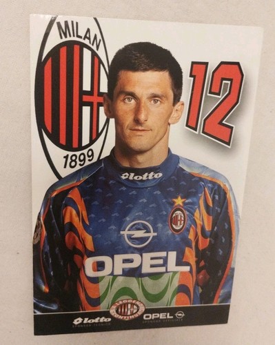 Cartolina ufficiale milan - cartolina,