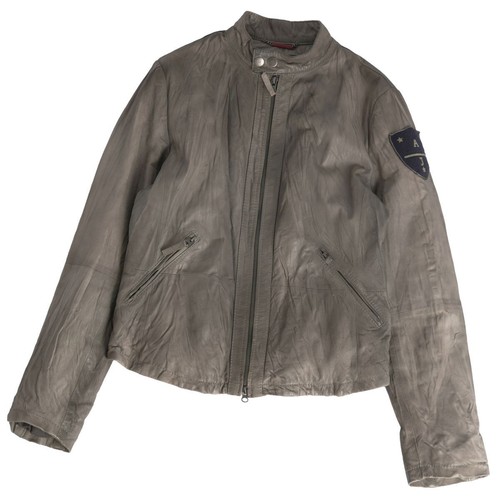Armani jeans jacket leather - armani,