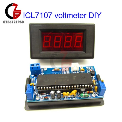 Icl7107 voltmetro 35ma - icl7107, 5v