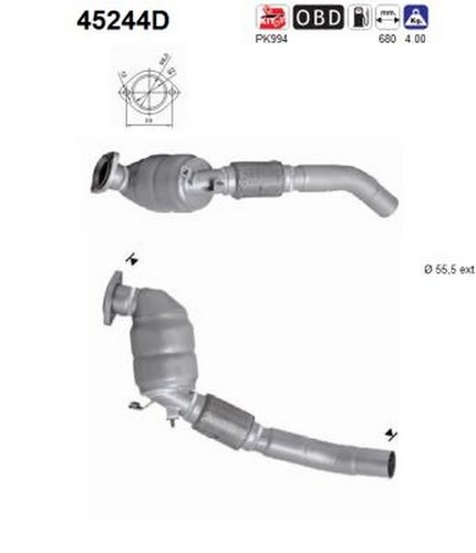 110 150 catalizzatore - kw, cv