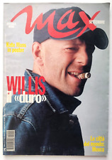 Rivista Max Settembre 1995 Bruce Willis Poster Di Kate Moss L.Kravitz Del Piero