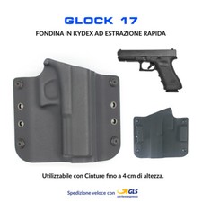 Fondina in Kydex per Glock 17