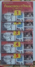 5 Bustine Francobolli d'Italia Poste Italiane  e Bolaffi 2011