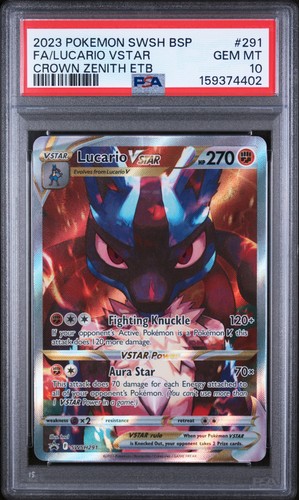 Lucario vstar 291 - lucario, 291/159