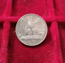 5 LIRE 1930 - AG - FDC