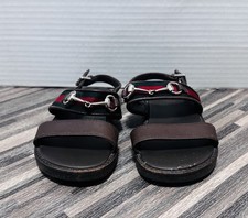 Gucci sandali neri in pelle