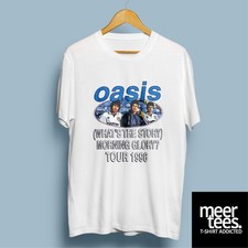 Oasis what's the story morning glory tour 90s manchester T Shirt brit pop rock
