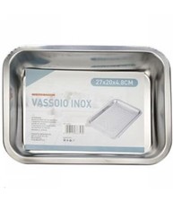 Vassoio Teglia In Acciaio Inox
