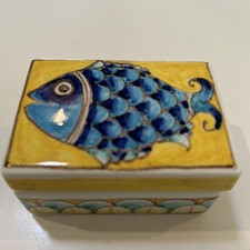 Scatola portagioie pesce