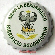 TAPPO A CORONA BIRRIFICIO SGUARAUNDA ITALY  crown bottle caps kronkorken chapas