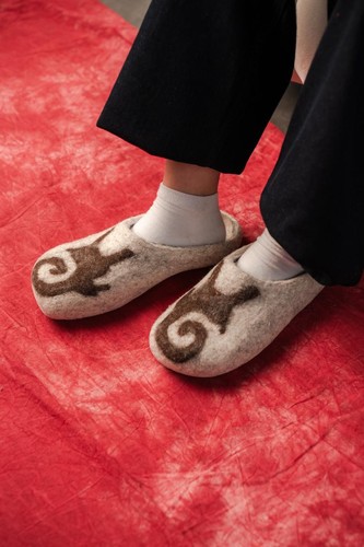 Pantofole fatte mano eco - fatte, a