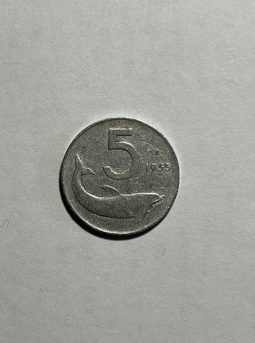 Moneta lire delfino - moneta,
