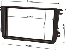 VW GOLF 6 DAL 2005 MASCHERINA