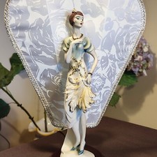 Lampada Capodimonte "Miriam" splendido oggetto Vintage stile liberty