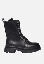 Stivali donna eco pelle - pelle, neri