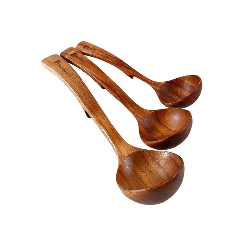 Set mestoli legno teak - mestoli, in