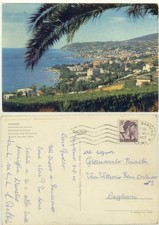SANREMO -IMPERIA -PANORAMA CARTOLINA