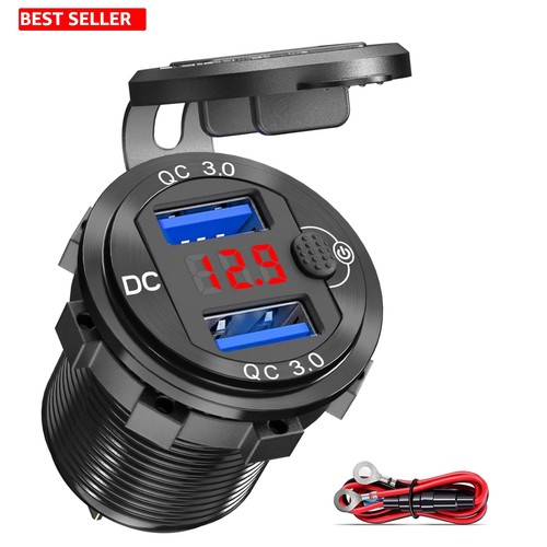 Caricabatteria auto usb in - da,